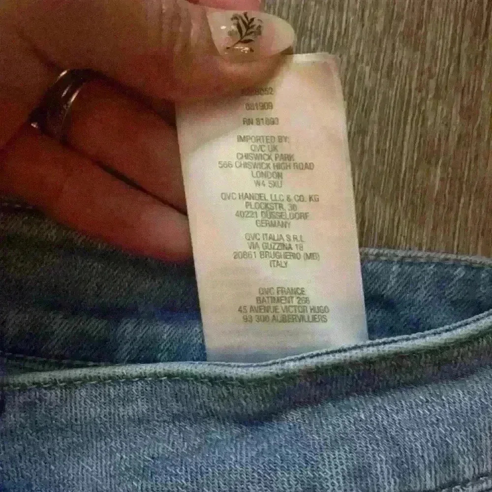 LOGO straight leg woman’s  jeans - Picture 3 of 4